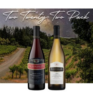 Two TwentyTwo Pack of 2019 Pinot Noir and 2019 Chardonnay